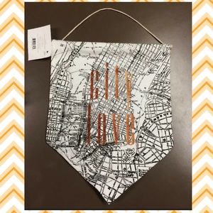 MARA🌸MI “City Love" New York Map Banner 9" X 12”